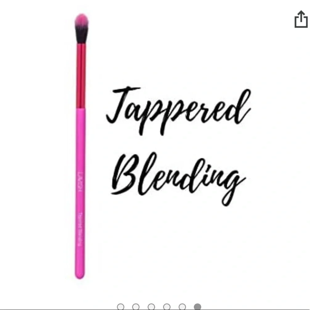 LAVISH 5p Neon Rainbow Pride Eye Brush Set $30 NIP